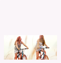 Εικόνα που δείχνει δύο κοπέλες να κάνουν ποδήλατο. Η εικόνα δείχνει ότι μπορείς να συνεχίσεις τις περισσότερες δραστηριότητές σου ακόμα και κατά την περίοδό σου, όπως ποδηλασία, τρέξιμο, γυμναστική, κολύμπι, κ.τ.λ.